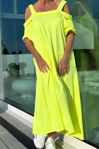 Mary™ | Lange Off-Shoulder Sommerkleid