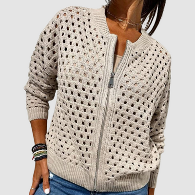 Jane - Premium Strickjacke