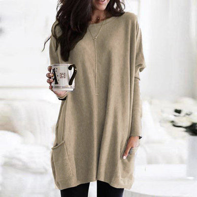 Maree - Oversized Rundhals-Pullover