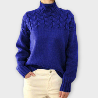 Tina - Kabelstrickpullover
