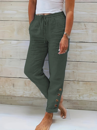 Linnea™ – Slim Rechte Baumwollhose