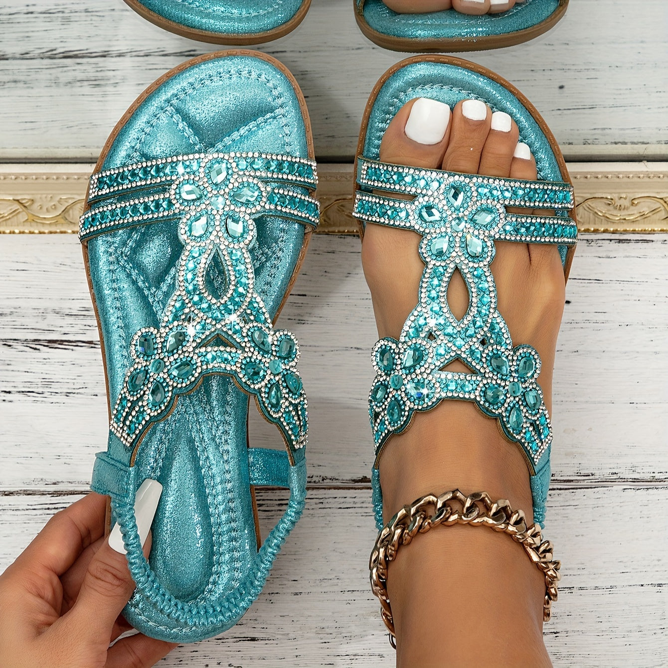Blessy - Sandalen mit Fersenriemen