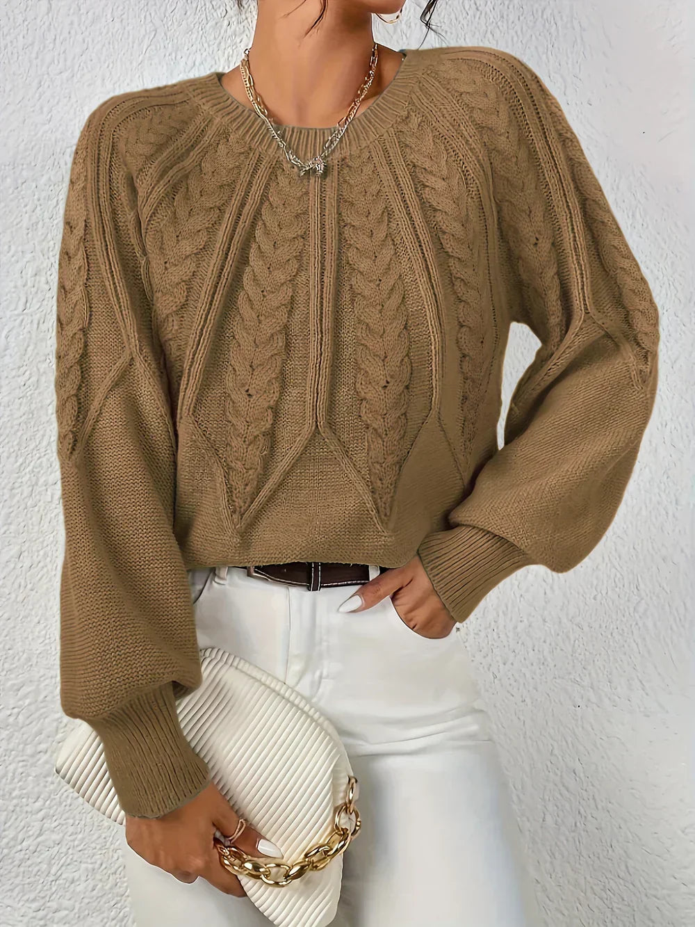 Freya - Klassischer Strickpullover