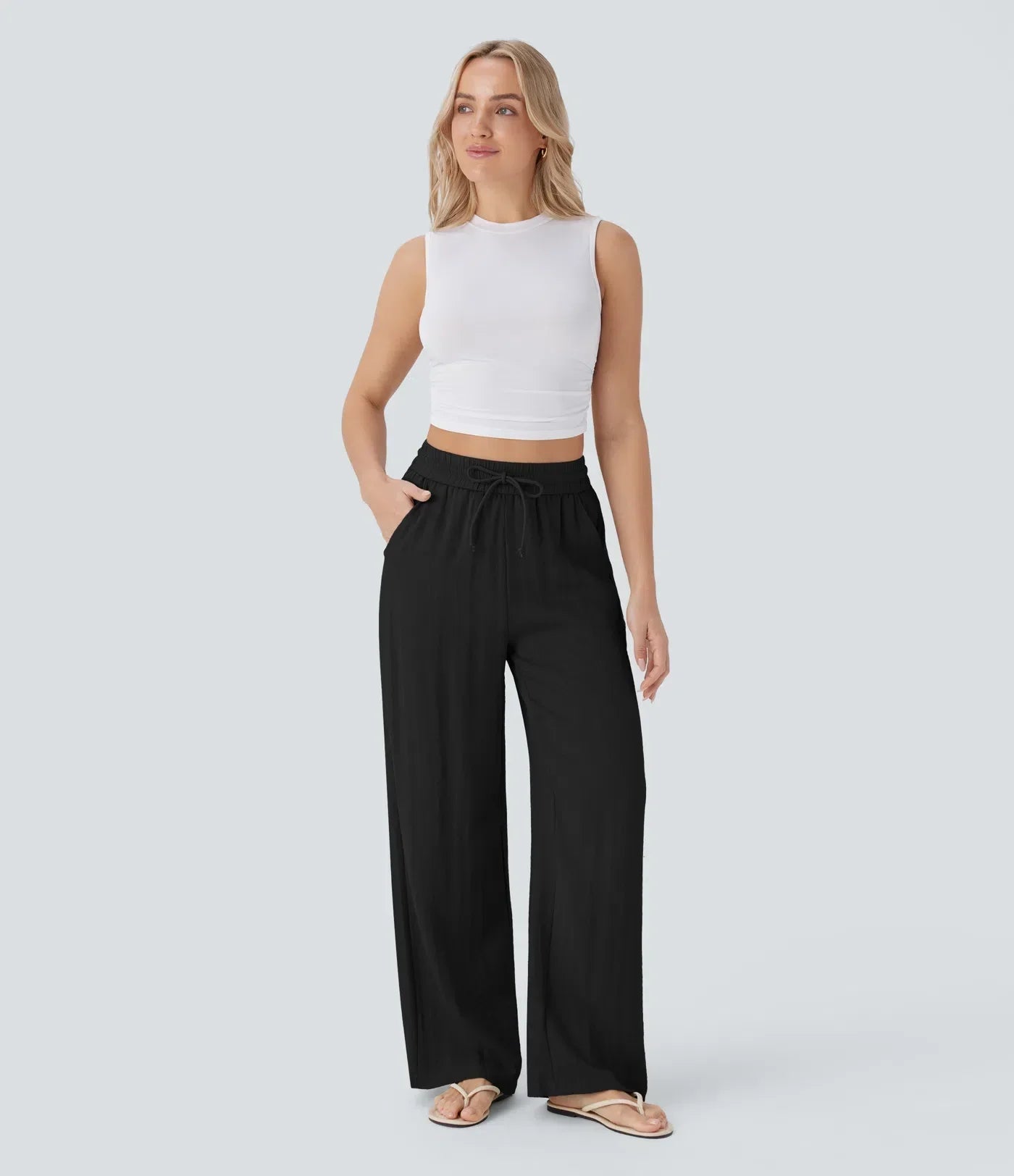 Aria - Elegante Leinenhose