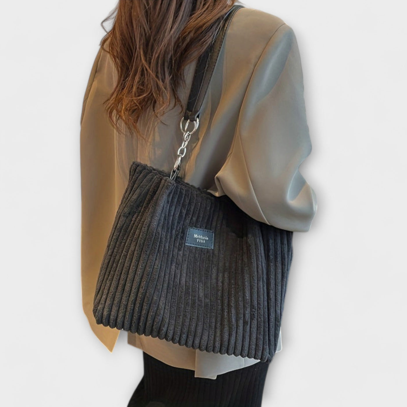 Olivia - Weiche Cord Schultertasche