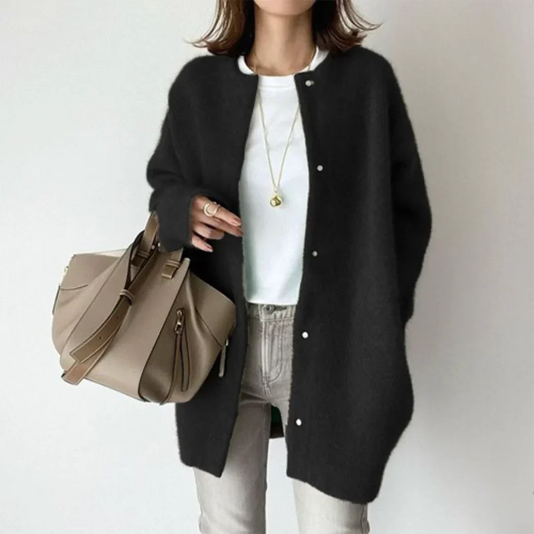 Grace - Klassischer Cardigan-Mantel