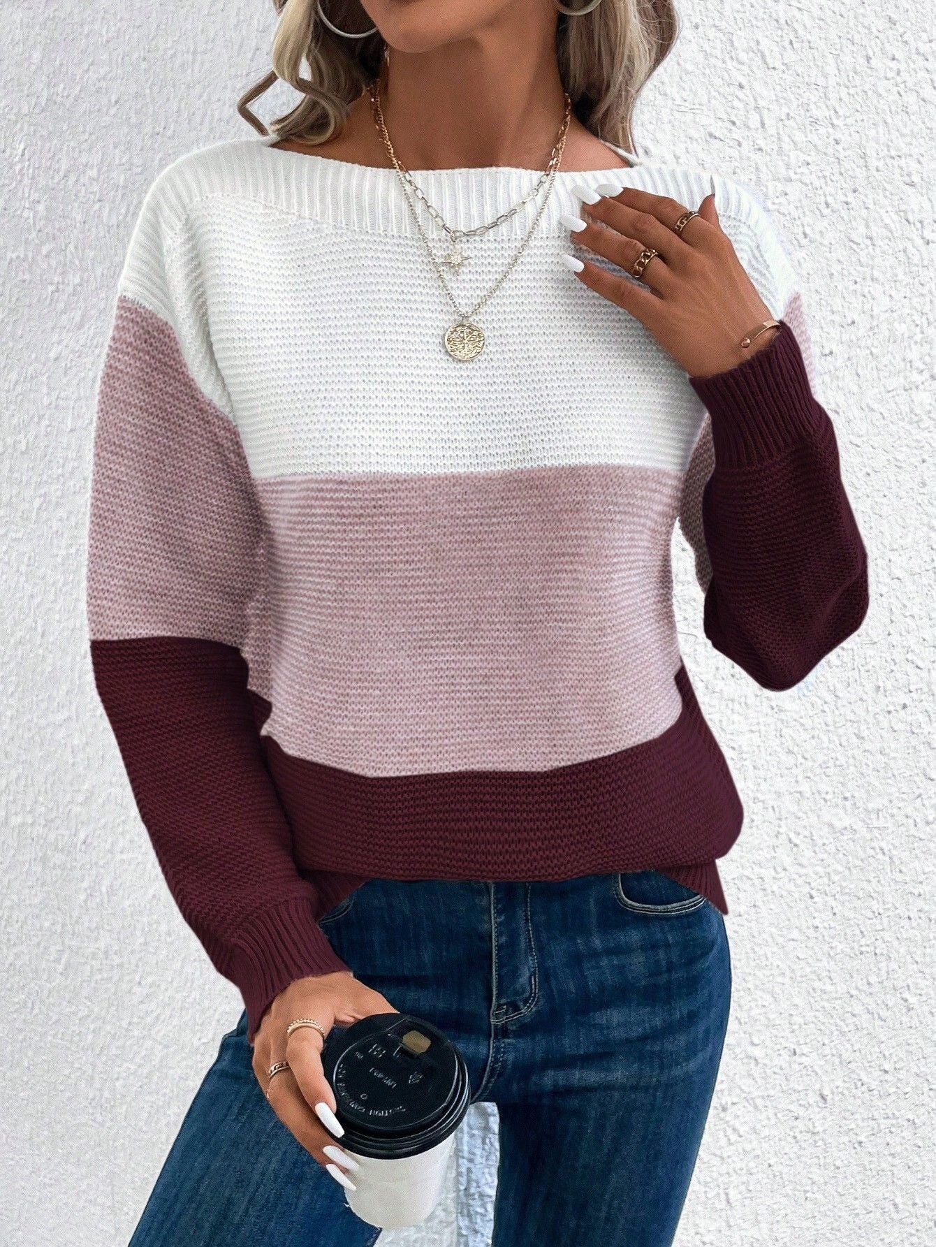 Jane - Ombre Strickpullover
