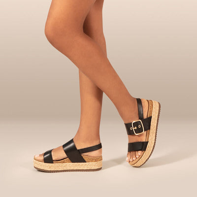 Brooke - Plattform-Sandalen mit Fußgewölbeunterstützung