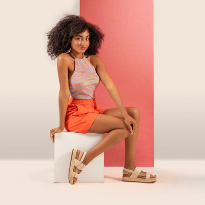 Brooke - Plattform-Sandalen mit Fußgewölbeunterstützung