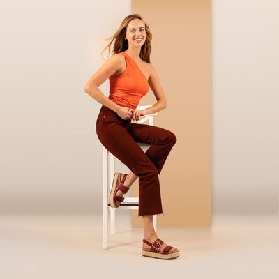 Brooke - Plattform-Sandalen mit Fußgewölbeunterstützung