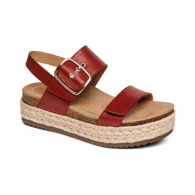 Brooke - Plattform-Sandalen mit Fußgewölbeunterstützung