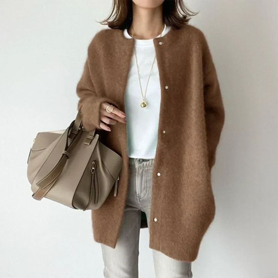 Grace - Klassischer Cardigan-Mantel