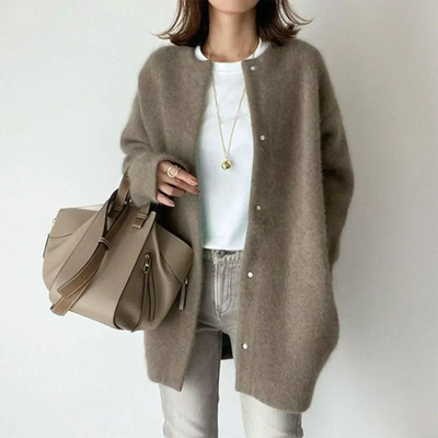 Grace - Klassischer Cardigan-Mantel