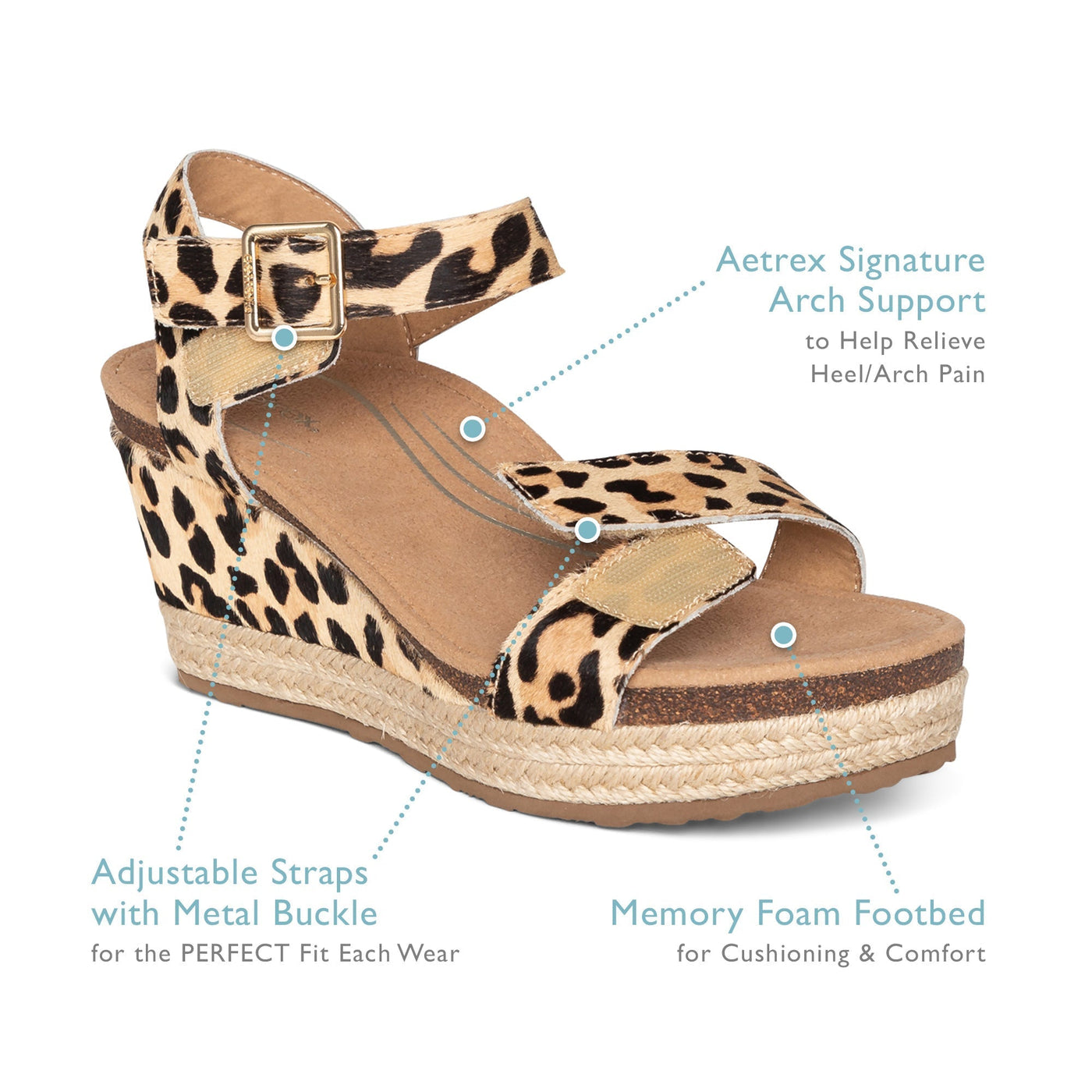 Amelia - Wedge Espadrille