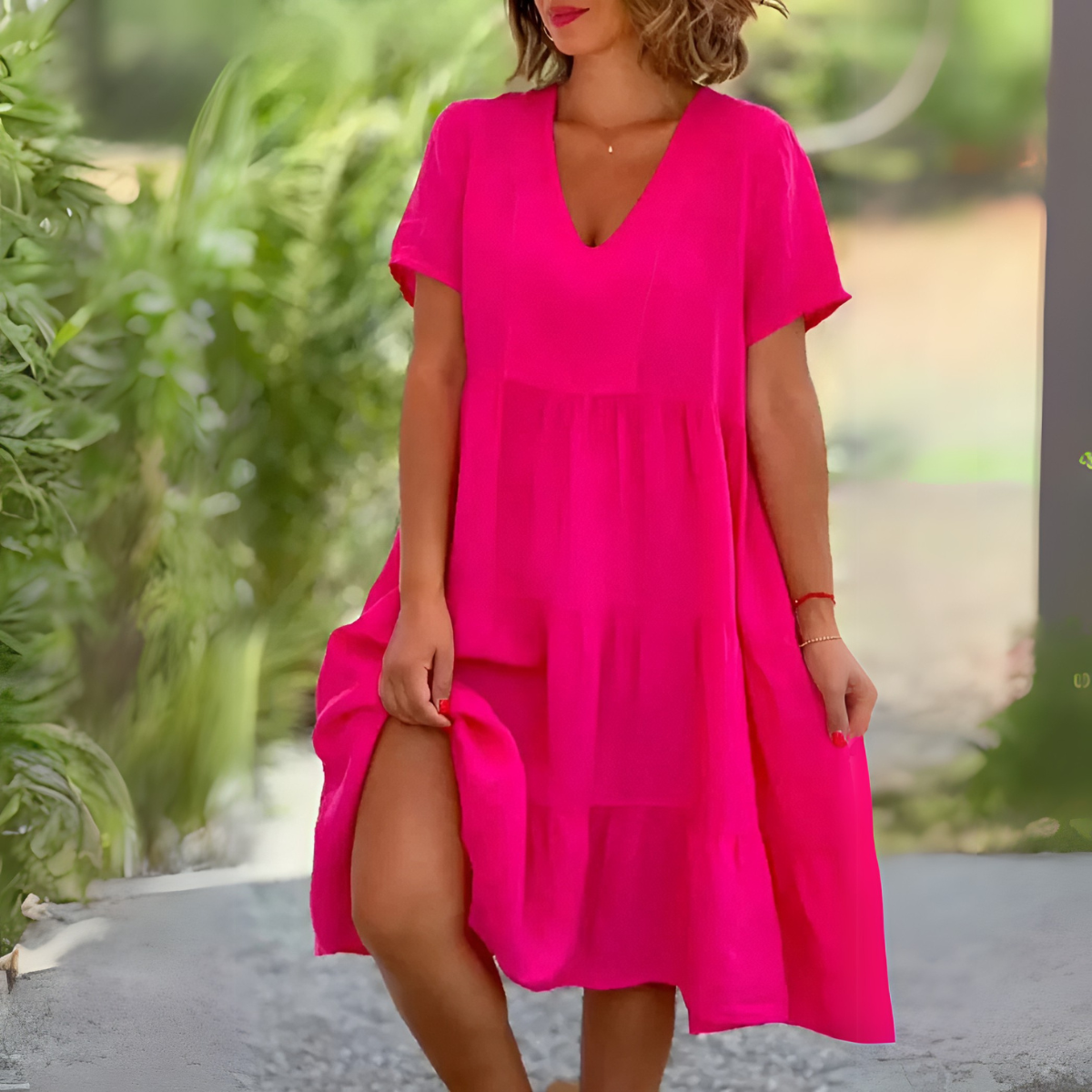 Luce | V-loot Kleid