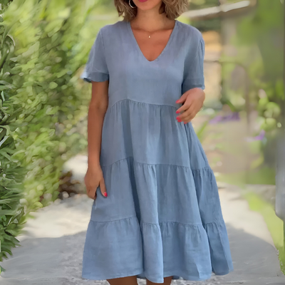 Luce | V-loot Kleid