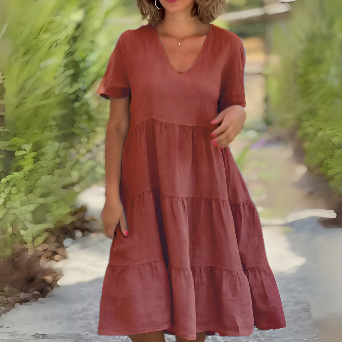 Luce | V-loot Kleid