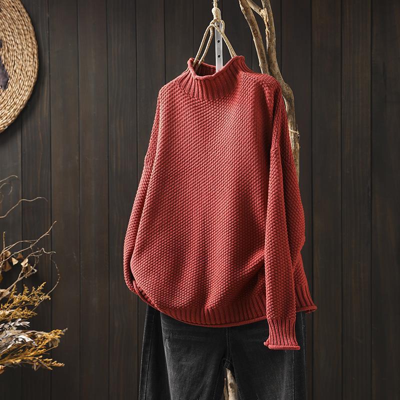 Amelia | Strickpullover mit Funnel Neck