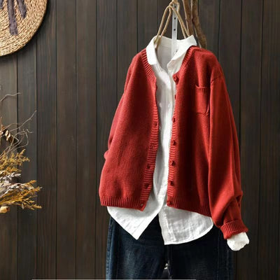 Kirsty - Rundhals-Cardigan