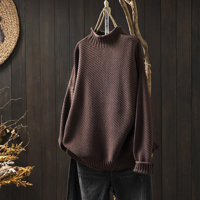 Amelia | Strickpullover mit Funnel Neck