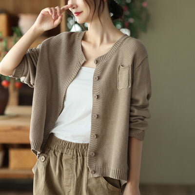 Kirsty - Rundhals-Cardigan