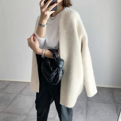 Grace - Klassischer Cardigan-Mantel