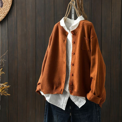 Kirsty - Rundhals-Cardigan