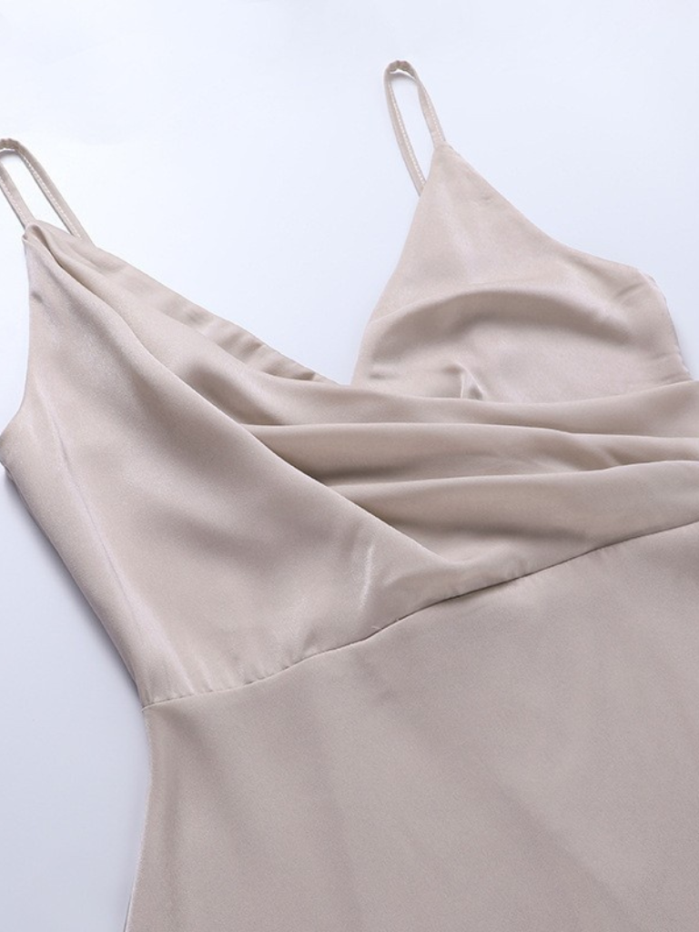 Aneta | Satin Kleid