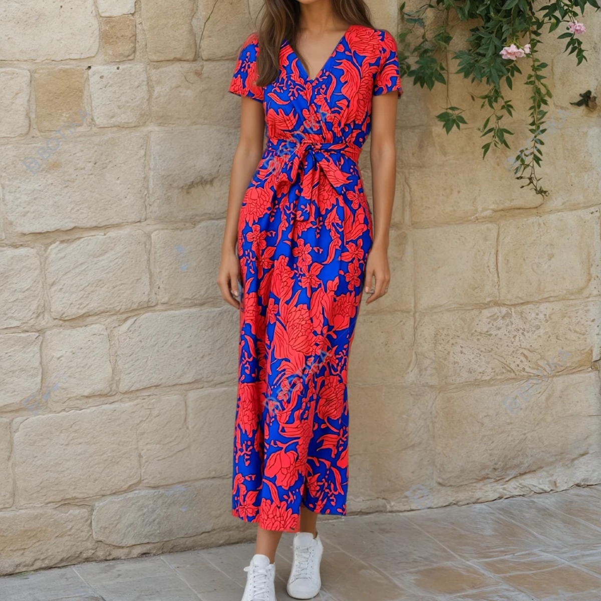 Florenz | Leichtes und Elegantes Farbenfrohes Kleid