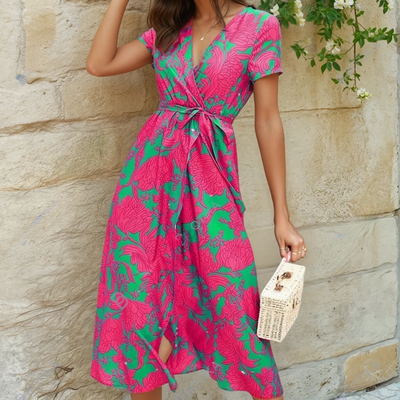 Florenz | Leichtes und Elegantes Farbenfrohes Kleid