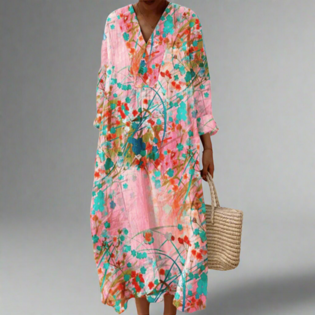 Amy™ | Elegantes geometrisches Kleid