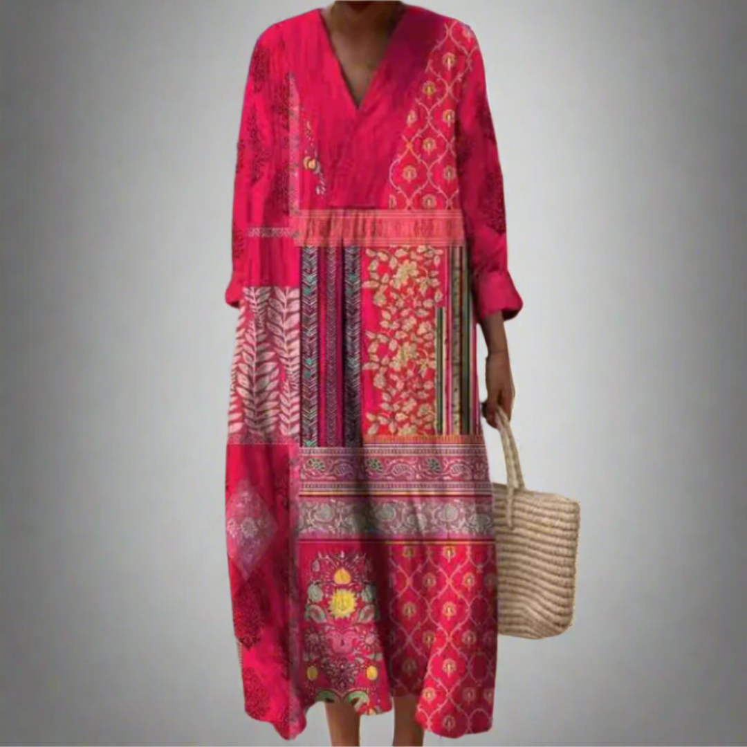 Frances™ | Elegantes geometrisches Kleid