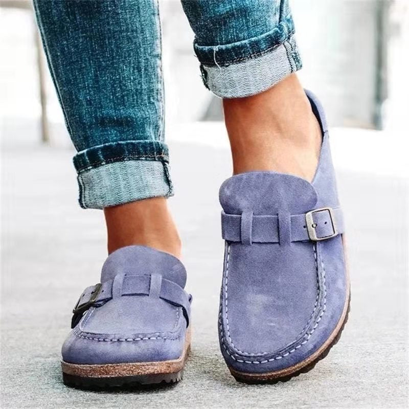 Laura - Orthopädische Wildleder Slipper