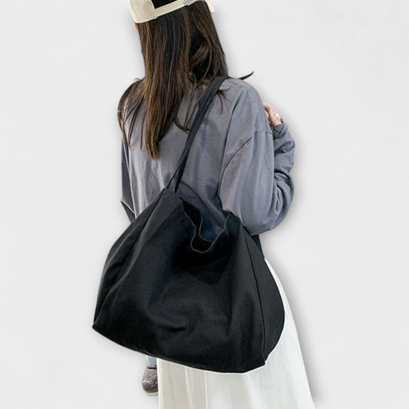 Olivia - Hochwertige Große Canvas Shopper Tasche