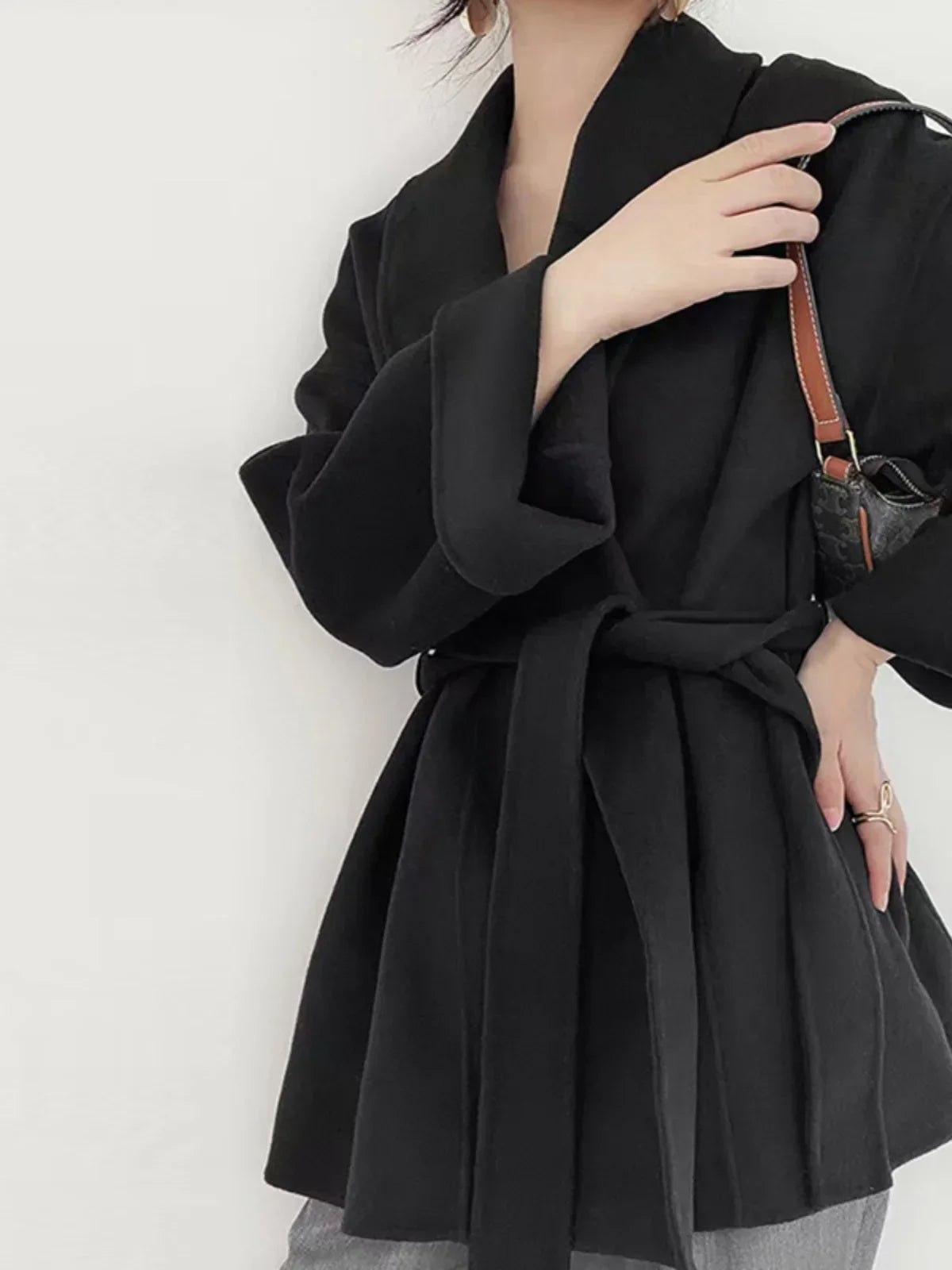 Serenya | Eleganter Mantel aus weichem Stoff