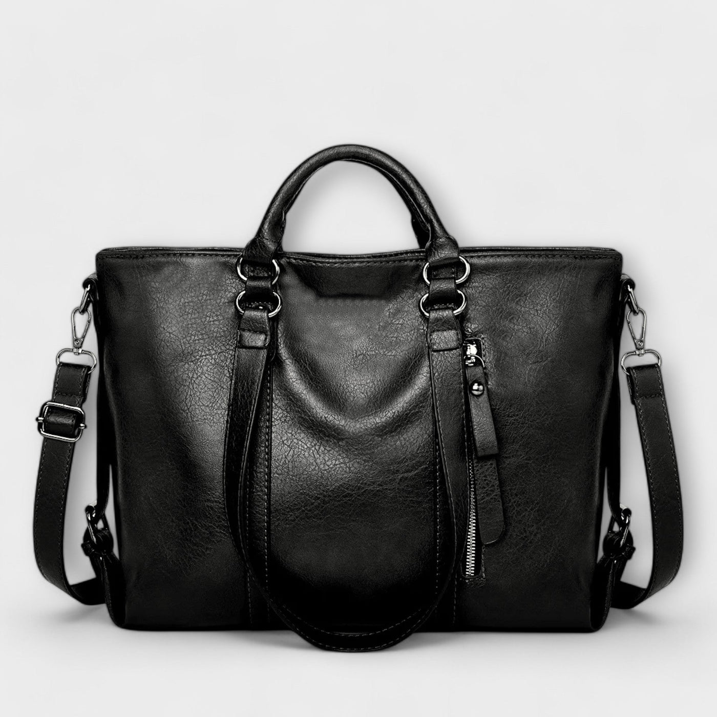 Olivia - Große Lederhandtasche