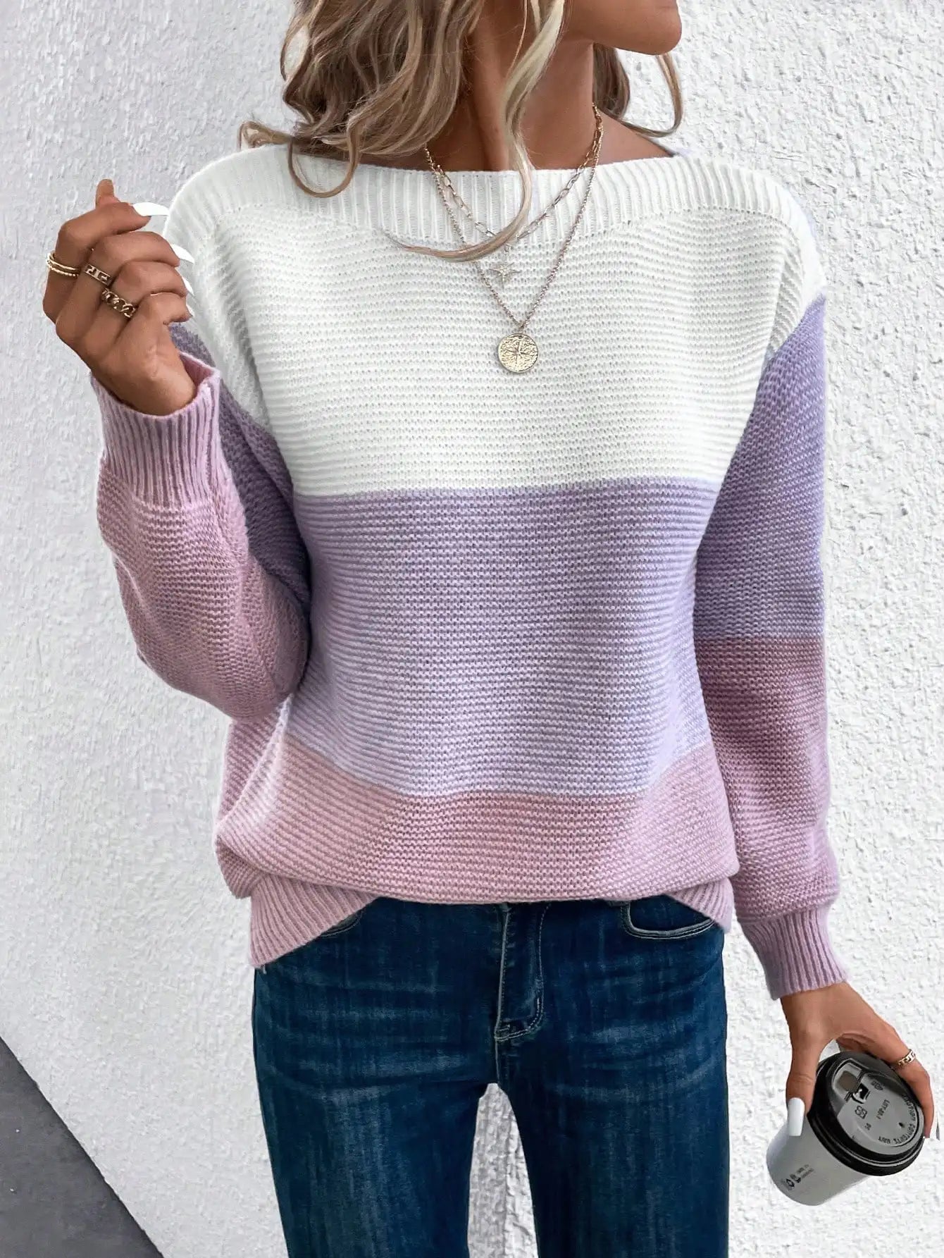 Jane - Ombre Strickpullover