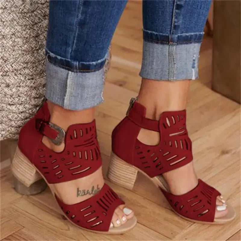 Kayla - Elegante Wedge Sandalen