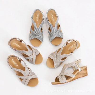 Naomi - Elegante Keilabsatzsandalen