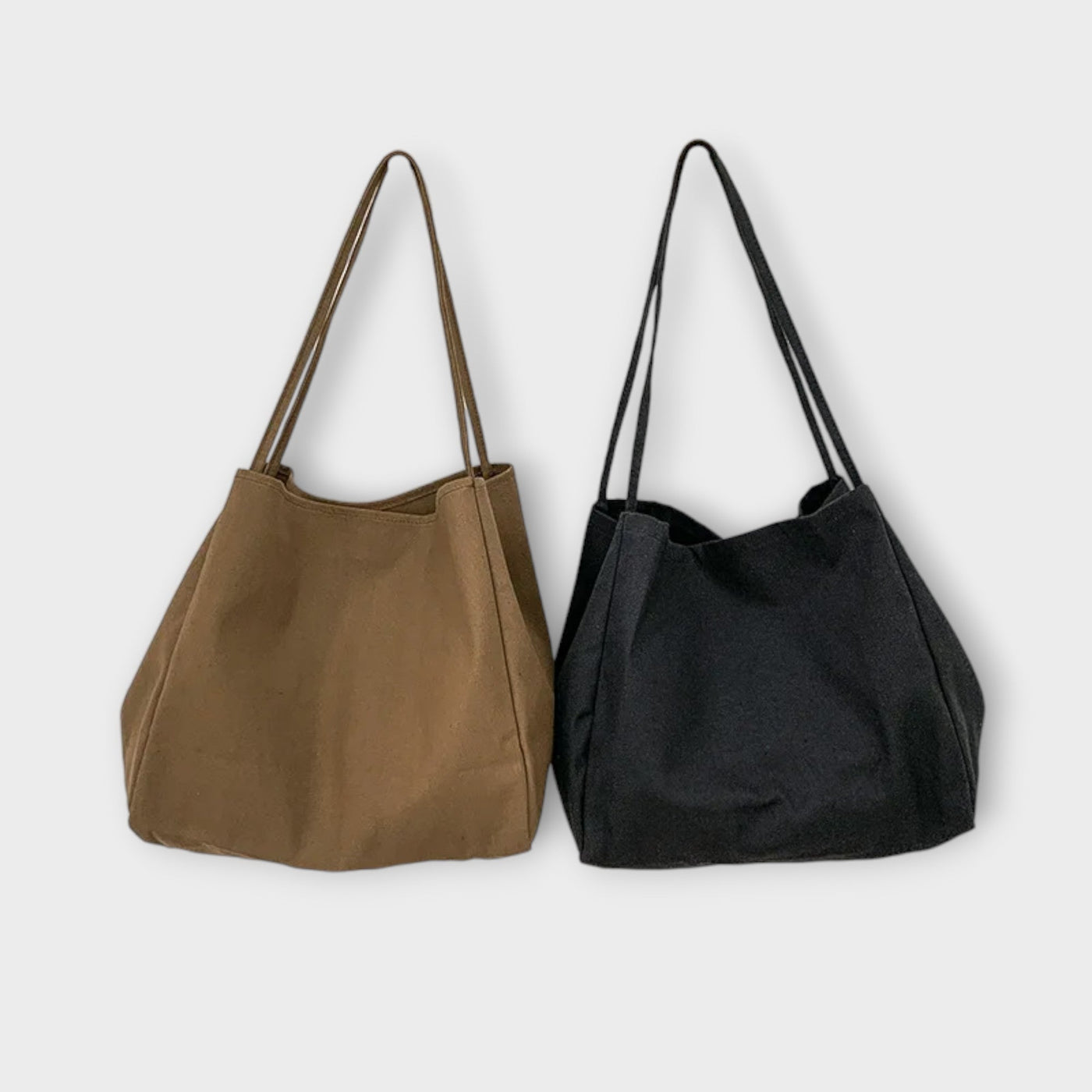 Olivia - Hochwertige Große Canvas Shopper Tasche