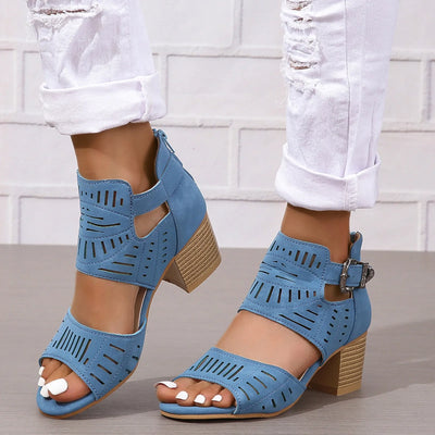 Sienna - Absatzsandalen mit Fersenriemen