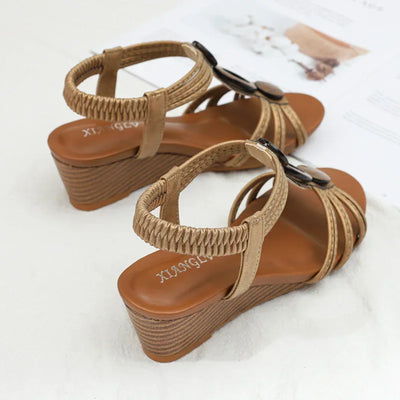 Sydney - Bohemian Plattform Gladiator Sandalen