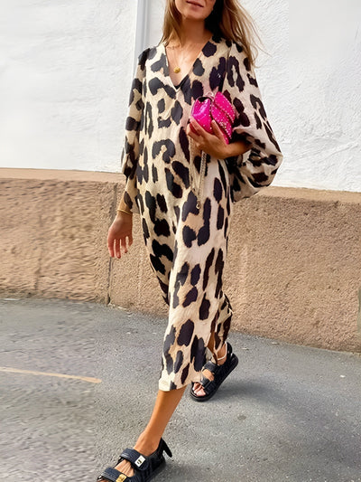 Silvie | Gewagte und Elegante Leopardenkleid