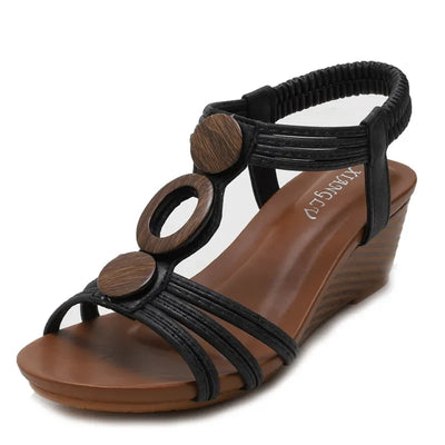 Sydney - Bohemian Plattform Gladiator Sandalen