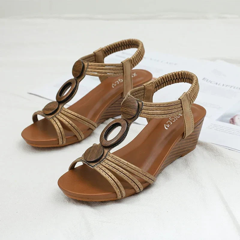 Sydney - Bohemian Plattform Gladiator Sandalen