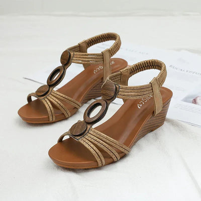 Sydney - Bohemian Plattform Gladiator Sandalen