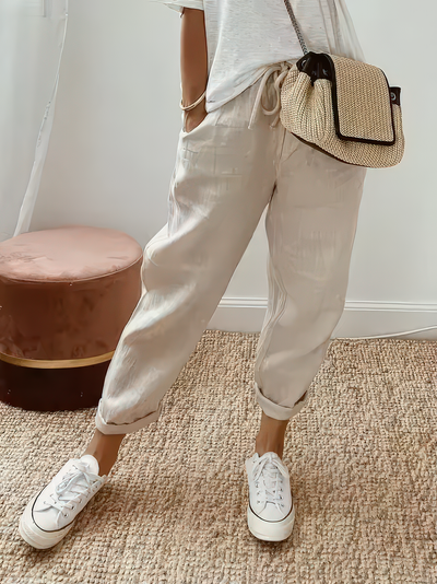 ALICE™ | Leichte Baumwoll-Leinen Hose