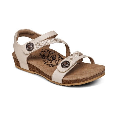 Lauren - Sandalen mit geflochtenen Riemen