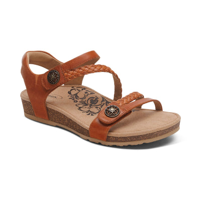 Lauren - Sandalen mit geflochtenen Riemen