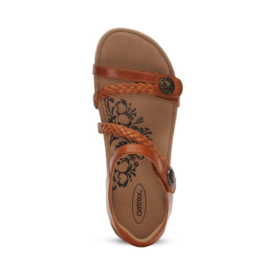 Lauren - Sandalen mit geflochtenen Riemen